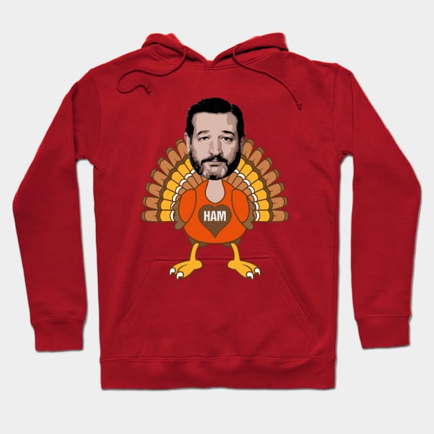 Not A Turkey - Ted Cruz Disguise Hoodie by AngelFlame